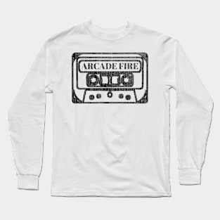 Arcade fire cassette Long Sleeve T-Shirt